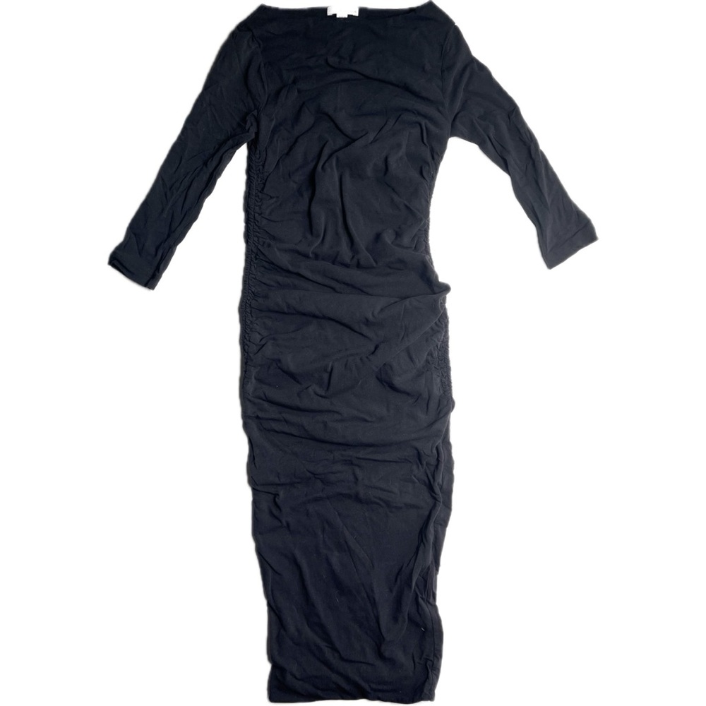 James Perse Black Scrunch Dress Bodycon Women’s Size 0
